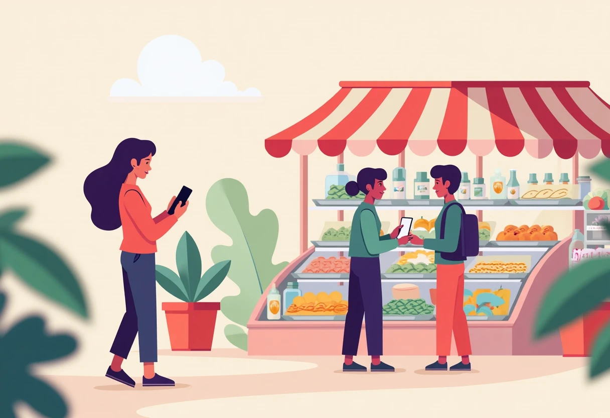 Amplia variedad de menús disponibles a través de apps de entrega