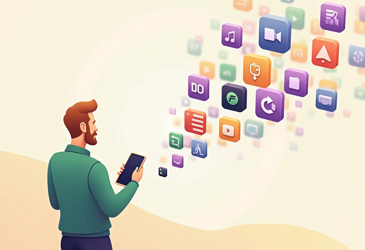 Diversidad de opciones de apps de streaming