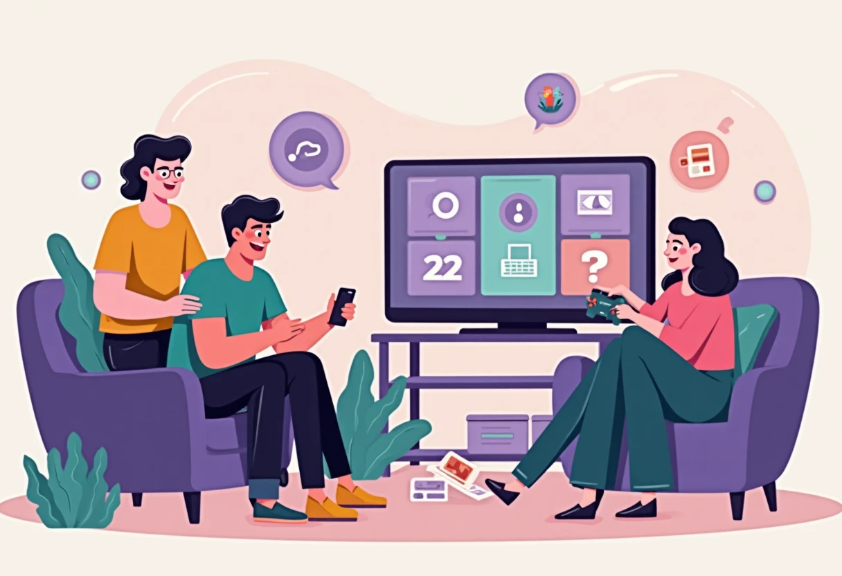 Jugar en grupo con una aplicación de preguntas